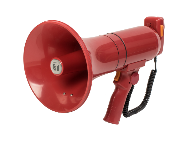 TOA ER-3215S (23W max.) Hand Grip Type Megaphone with Siren Signal