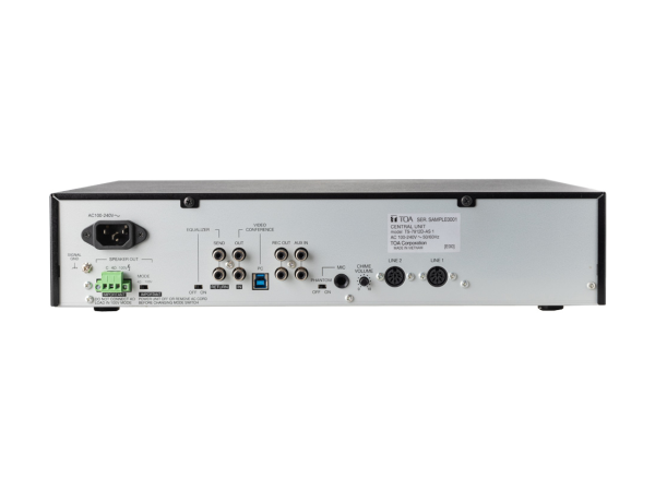 TOA TS-7912D-AS เครื่องควบคุมชุดประชุมพร้อมเครื่องขยาย