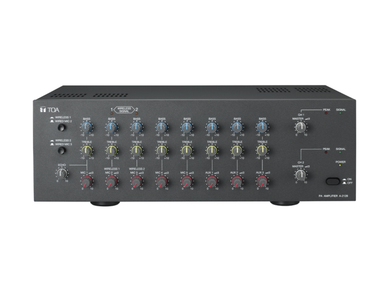 TOA A-2128M AS PA Amplifier 120w x 2 